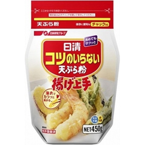 日清 コツのいらない天ぷら粉チャック付 450g