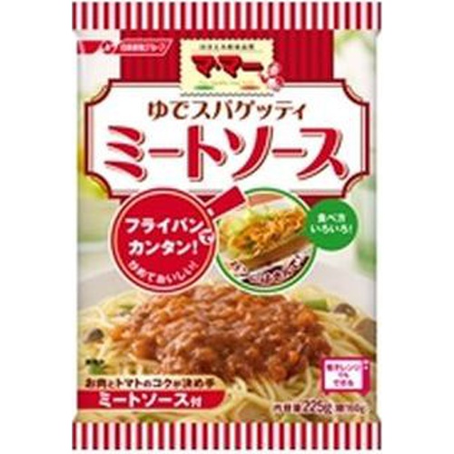 マ・マー ゆでスパ ミートソース225g