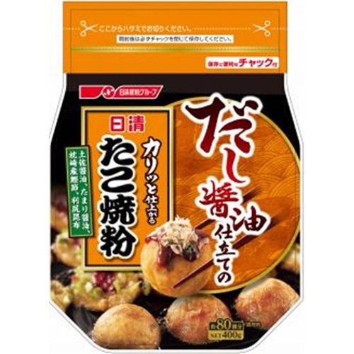 日清 だし醤油仕立てのたこ焼粉 400g