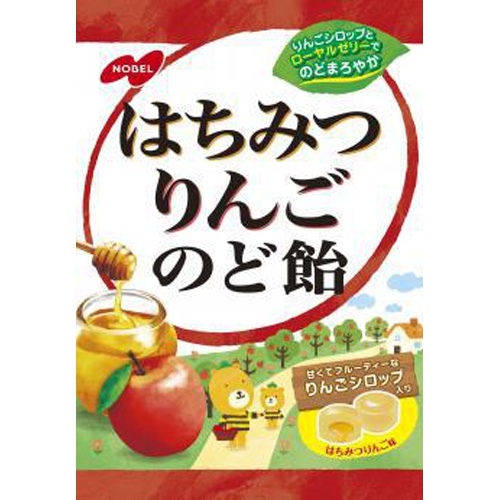 ノーベル はちみつりんごのど飴 110g