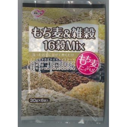 日本精麦 もち麦&雑穀 16穀mix30g×6袋