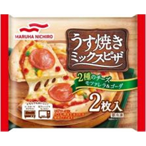 あけぼの(冷食)うす焼きミックスピザ 170g