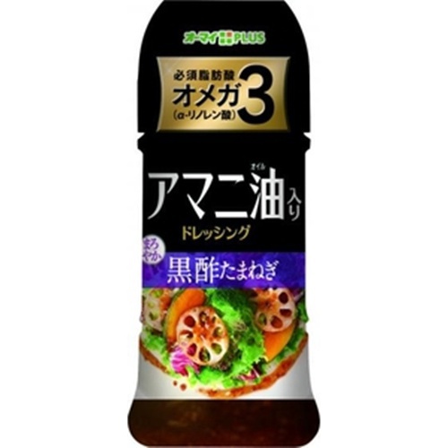 オーマイ アマニ油入りドレ黒酢たまねぎ 150ml