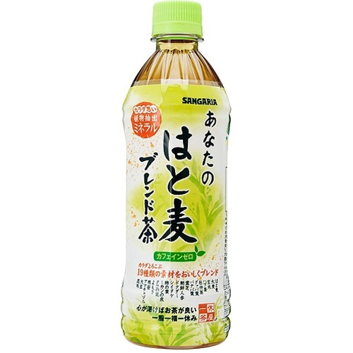 サンガリア あなたのはと麦ブレンド茶 P500ml