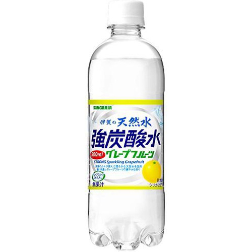 サンガリア 伊賀の強炭酸水GF P500ml