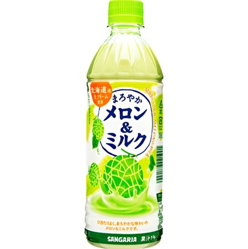 サンガリア まろやかメロン&ミルク P500ml