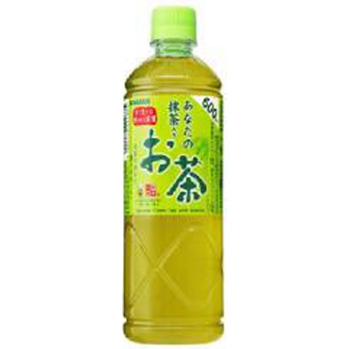 サンガリア あなたの抹茶入りお茶 P600ml