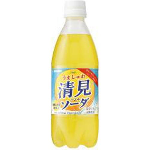 サンガリア うましゅわ清見ソーダ P500ml【04/24 新商品】