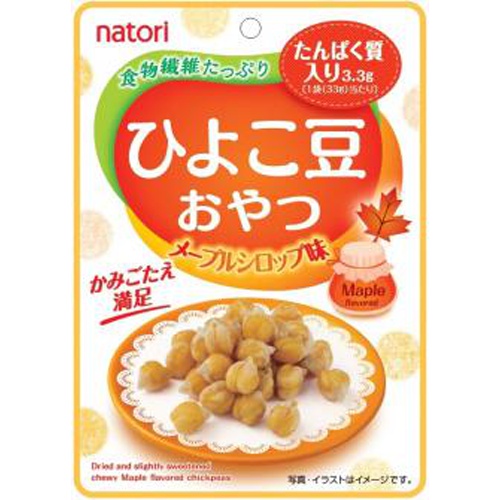なとり ひよこ豆 おやつメープル33g