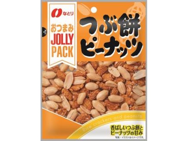 なとり JPつぶ餅ピーナッツ 72g【11/03 新商品】