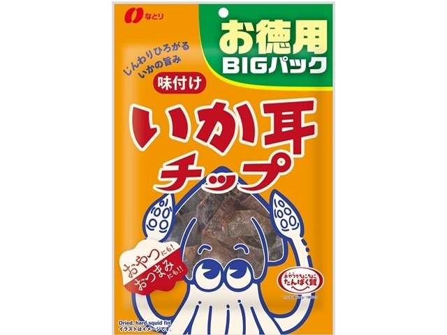 なとり 味付けいか耳チップ お徳用65g