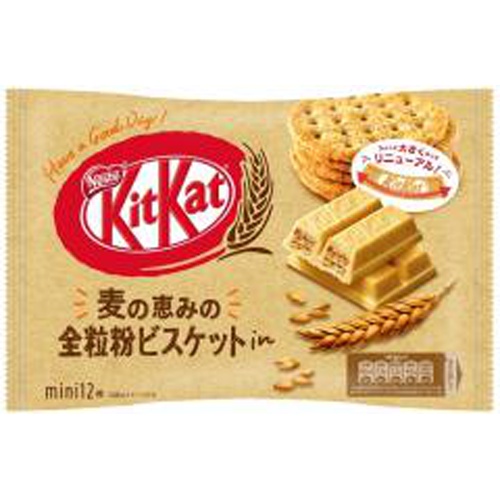 ネスレ 12枚キットカットミニ全粒粉ビスケットin
