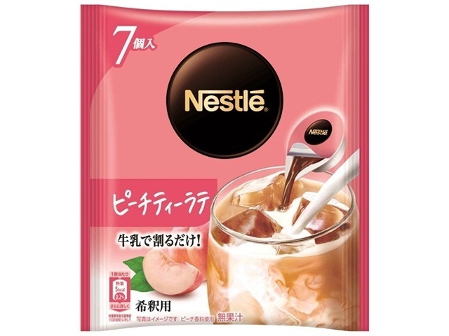 ネスレ ピーチティーラテ ポーション7個【03/01 新商品】