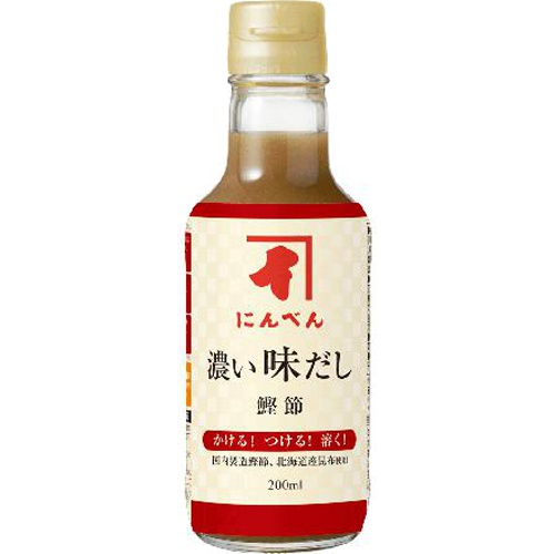 にんべん 濃い味だし鰹節 200ml