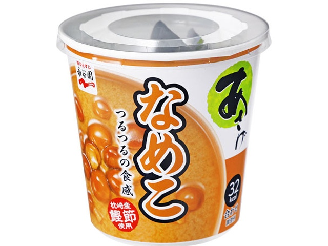 永谷園 カップ入り生みそタイプあさげ なめこ 商品紹介 お菓子 駄菓子の仕入れや激安ネット通販なら菓子卸問屋タジマヤ