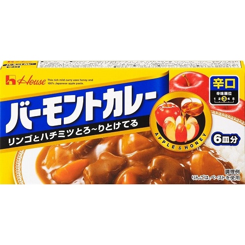 ハウス バーモントカレー辛口 115g