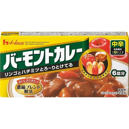 ハウス バーモントカレー中辛 115g