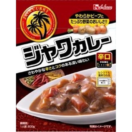 ハウス レトルトジャワカレー辛口 200g