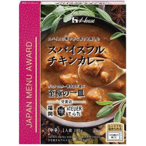 ハウス JMA スパイスフルチキンカレー 180g