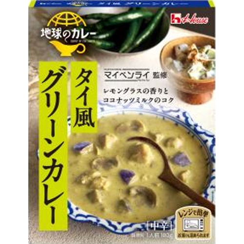 ハウス 地球のカレー タイ風グリーンカレー180g【08/11 新商品】