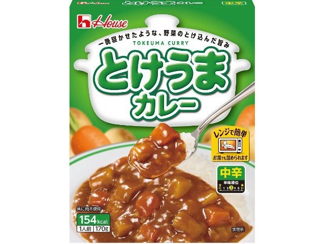 ハウス とけうまカレー 中辛170g【02/09 新商品】
