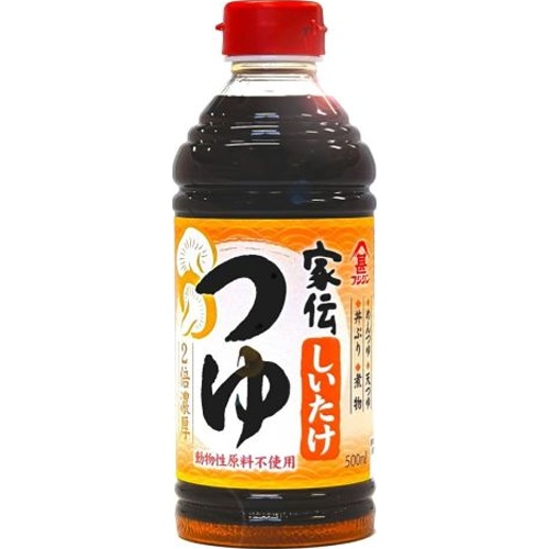 富士甚 家伝つゆ しいたけ500ml【05/13 新商品】