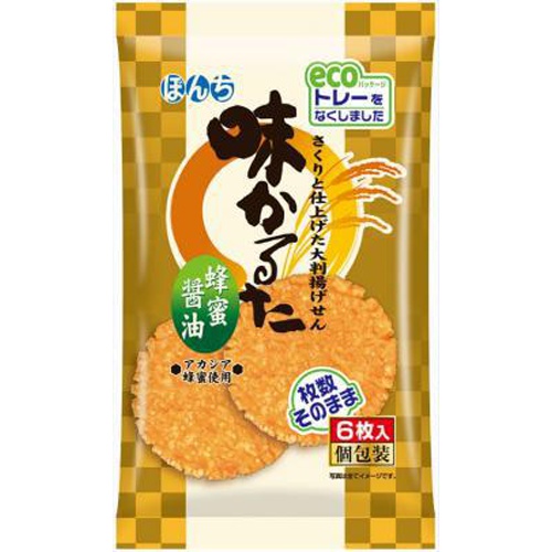 ぼんち 味かるた 蜂蜜醤油5枚入