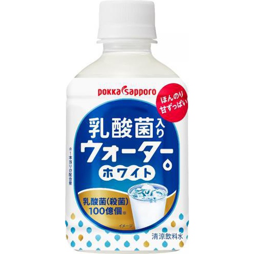 ポッカS 乳酸菌入りウォーターホワイト P280m【02/20 新商品】