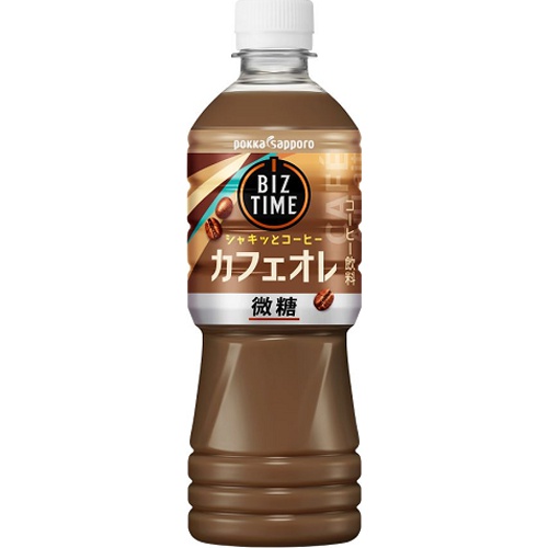 ポッカS ビズタイム カフェオレP525ml