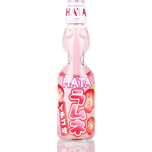 ハタ 瓶ラムネ イチゴ味200ml【05/02 新商品】