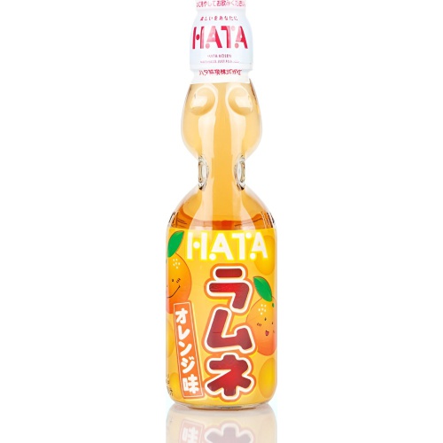 ハタ 瓶ラムネ オレンジ味200ml【05/02 新商品】