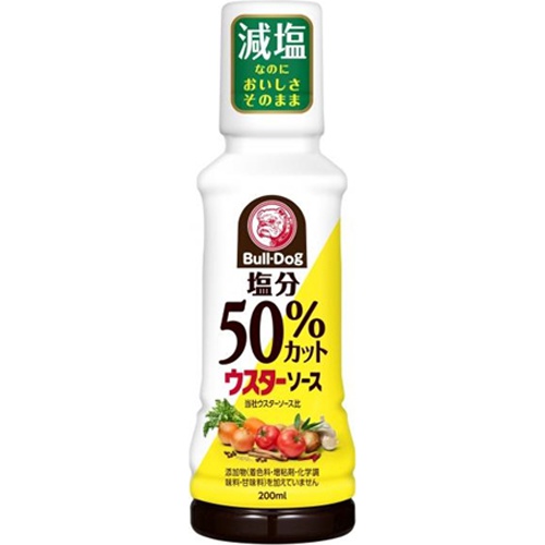 ブルドック 塩分50%カットウスター200ml