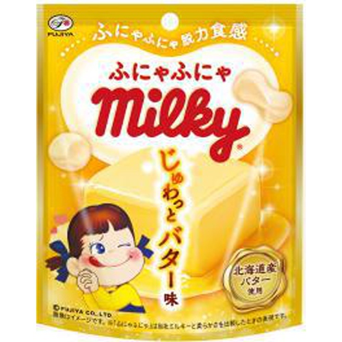 不二家 ふにゃふにゃミルキーじゅわっとバター36g