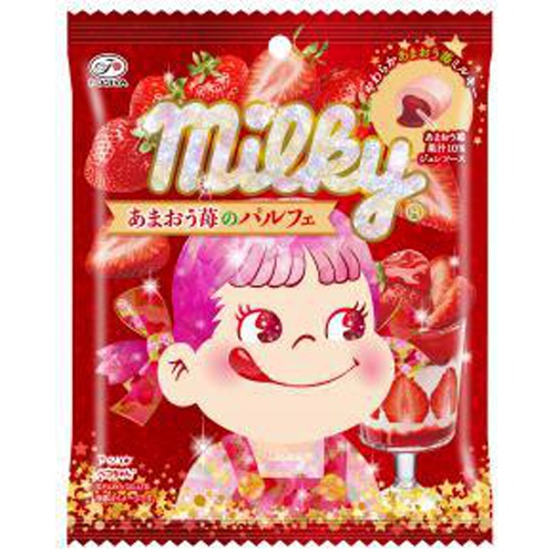 不二家 ミルキー あまおう苺のパルフェ67g【11/07 新商品】