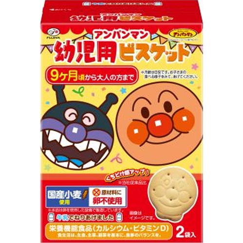 不二家 アンパンマン幼児用ビスケット 84g【09/02 新商品】