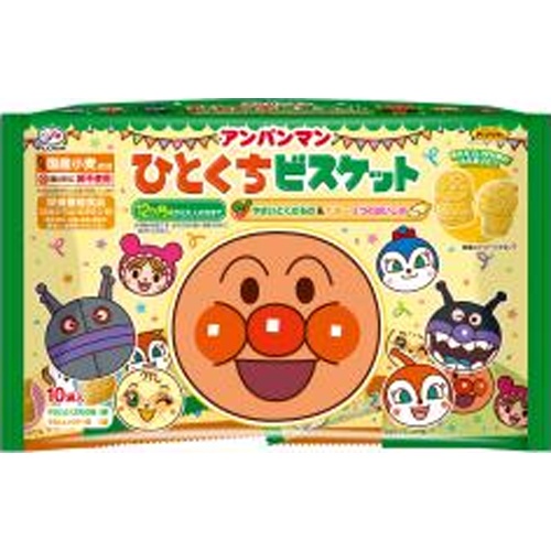 不二家 アンパンマンひとくちビスケット 10P【09/02 新商品】