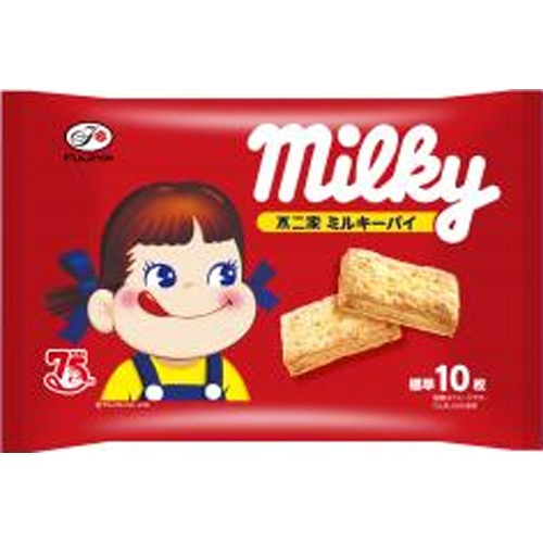 不二家 ミルキーパイ 87g【07/01 新商品】