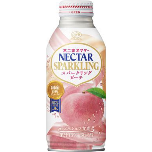 不二家 スパークリングピーチ B缶380ml