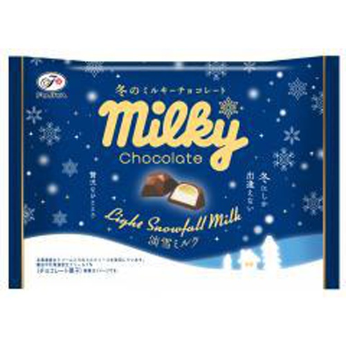 不二家 冬のミルキーチョコレート 淡雪ミルク10粒