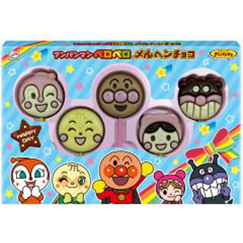 不二家 アンパンマンペロペロメルヘンチョコ 5本【12/14 新商品】