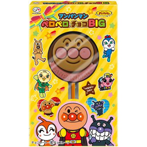不二家 アンパンマンペロペロチョコBIG 42g【12/14 新商品】
