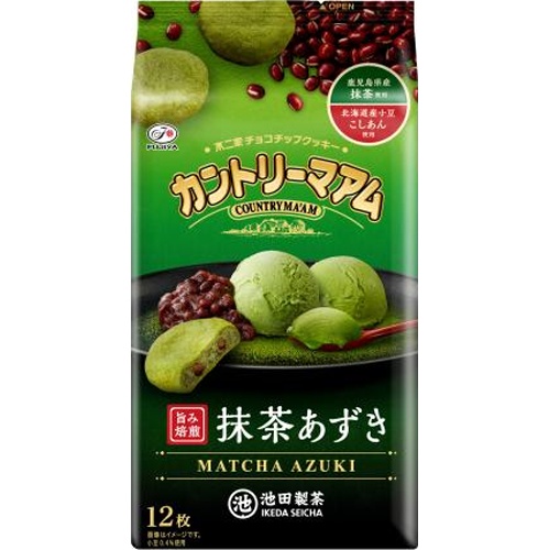 不二家 カントリーマアム(抹茶あずき)12枚