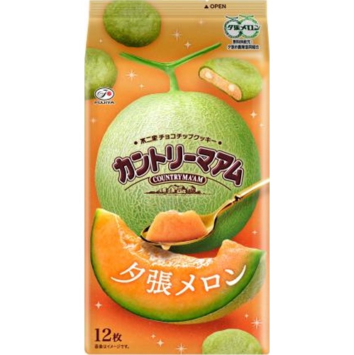 不二家 カントリーマアム 夕張メロン12枚【06/03 新商品】