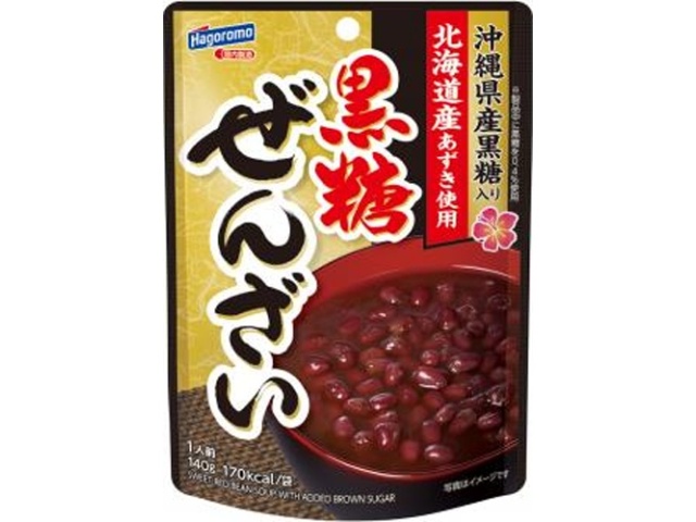はごろも 黒糖ぜんざい 140g【08/18 新商品】