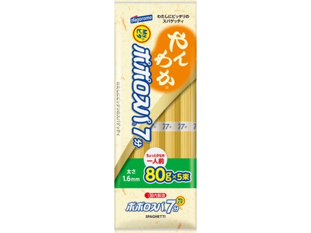 ◆はごろも Myピタポポロスパやんわか7分400g【02/16 新商品】