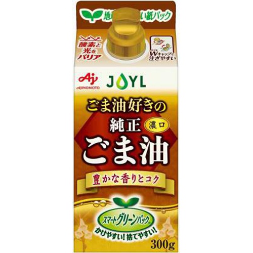 Jオイル ごま油好きの純正ごま油 300g