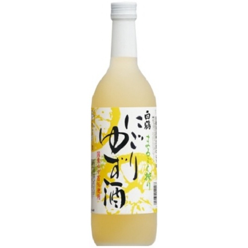 白鶴 まるごと搾り にごりゆず酒720ml