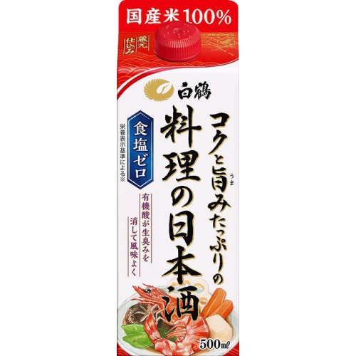 白鶴 コクと旨みたっぷりの料理の日本酒 500ml