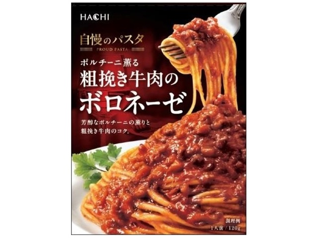 ハチ食品 粗挽き牛肉のボロネーゼ 120g