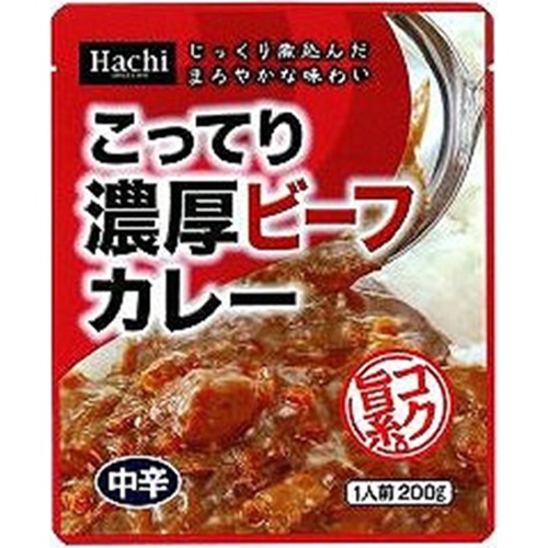 ハチ食品 こってり濃厚ビーフカレー 200g